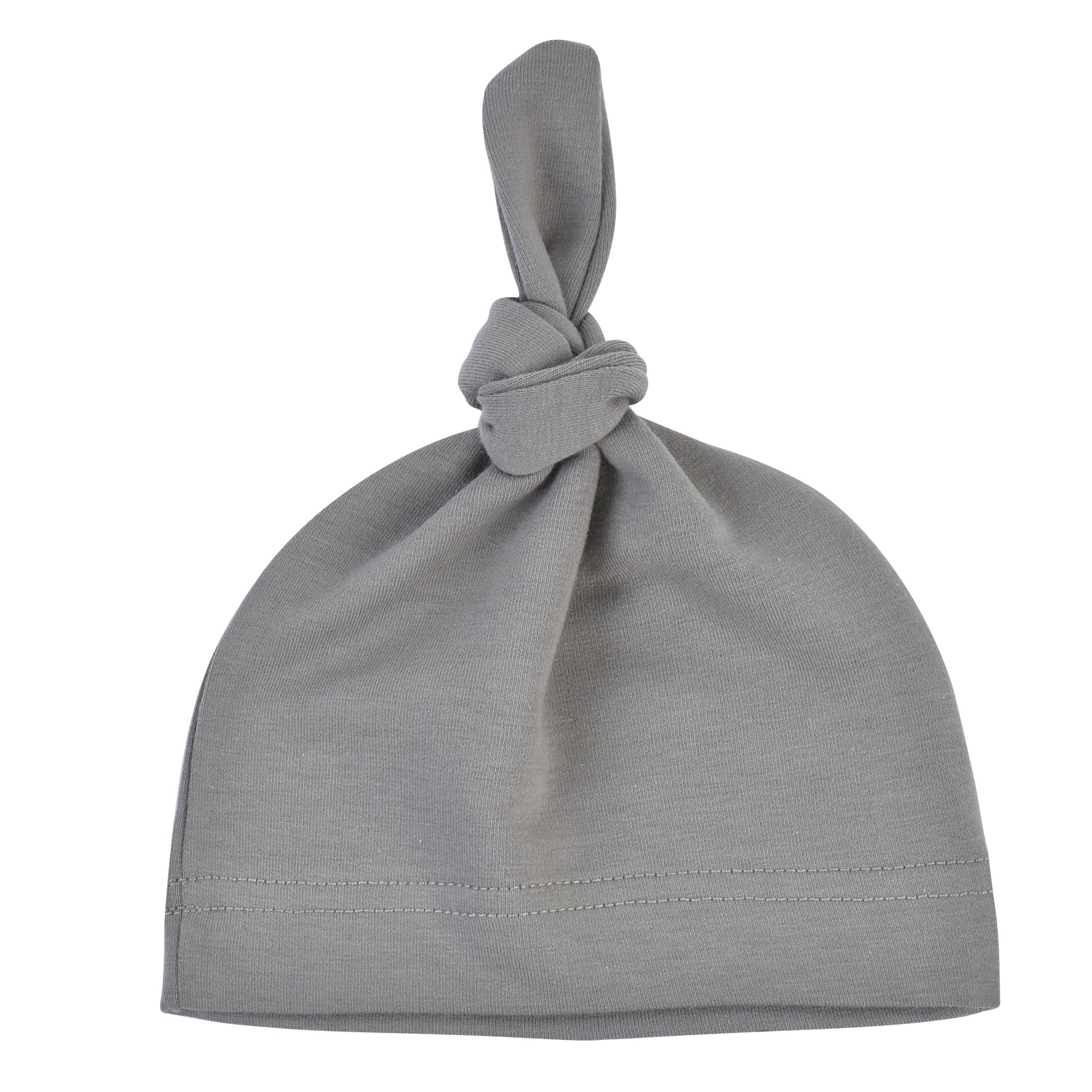 Меланжевый цвет Baby Beanie hat привлекательный детский узел Hat