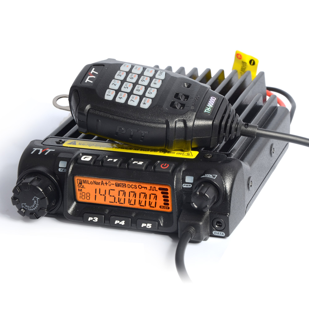 100 миль walkie talkie 65W TYT TH-9000D FM Mobile radio Car Radio