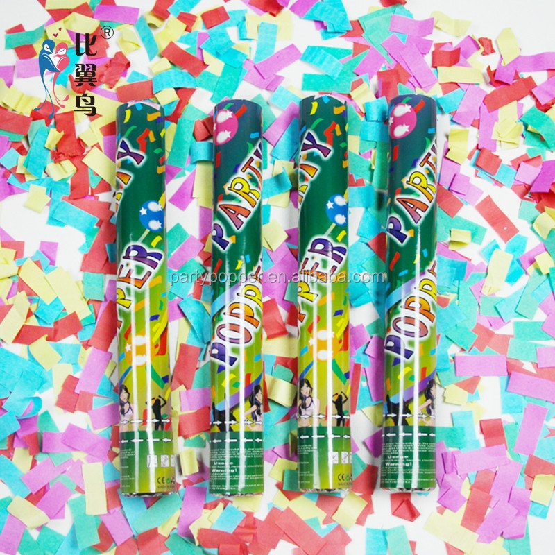 80cm Confetti Cannons Air Compressed Party Poppers Indoor and Outdoor Safe Perfect