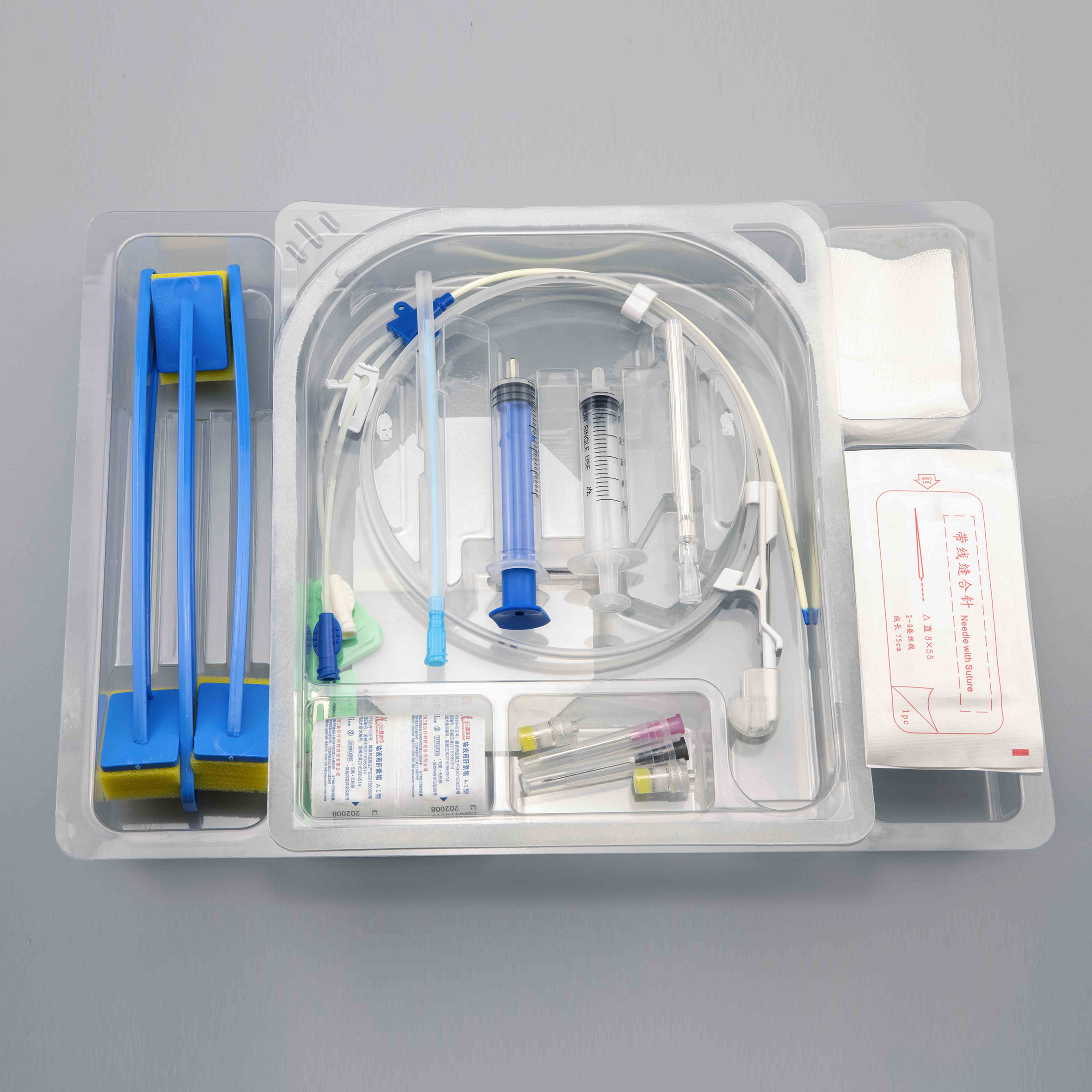 Disposable Quad Lumen CVC Catheter Kit