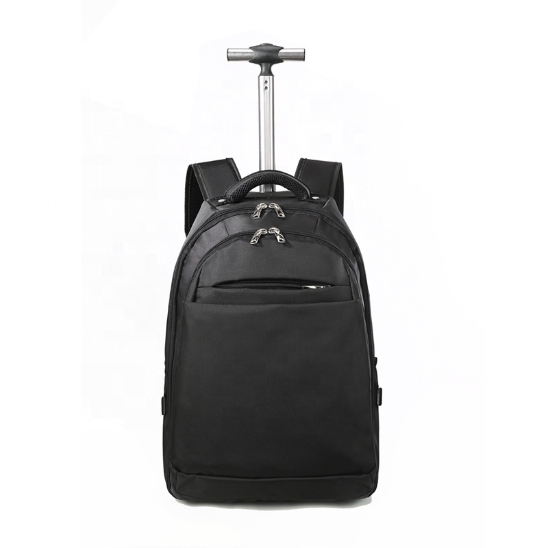 Wholesale custom travel trolley bag men business laptop backpack large travel bag with wheels oxford valise luggage suitcase