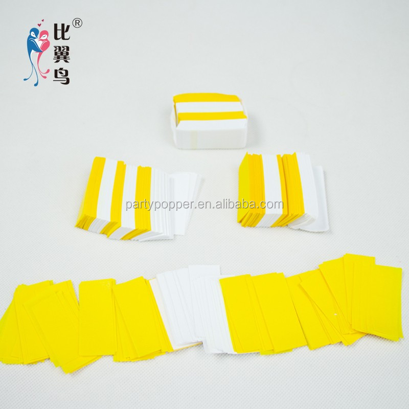 Rectangle Shaped Celebration Paper Confetti Material