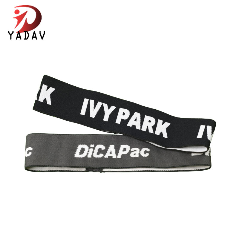 Custom jacquard elastic wide headbands manufacturer head bands