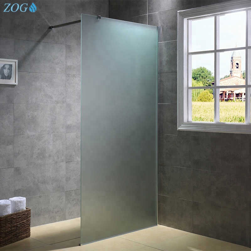 2019 Easy Clean Nano Coating Interior Frosted Glass Bathroom Door