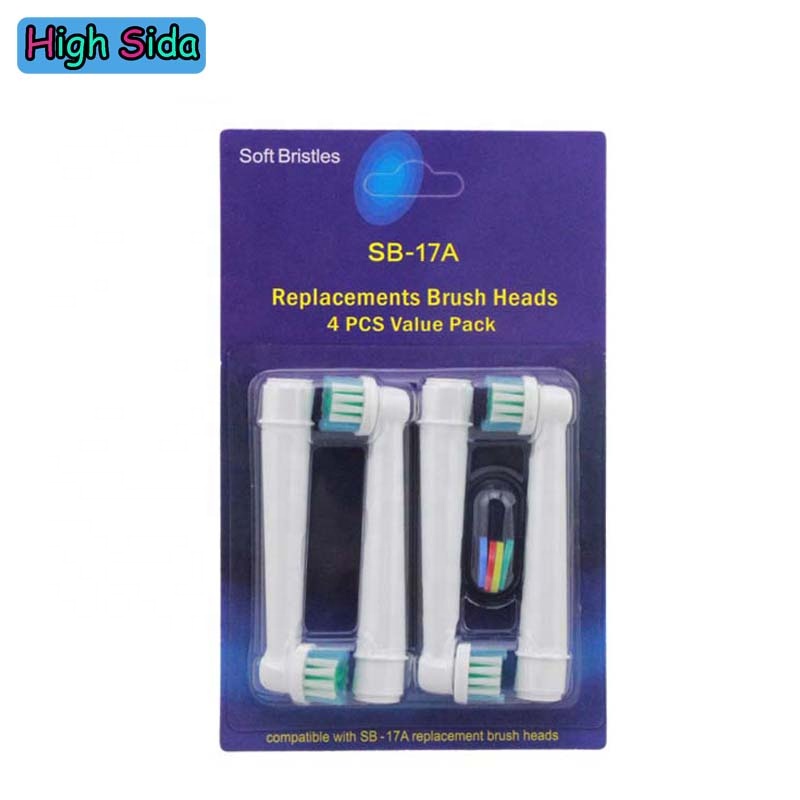 Сменная головка зубной щетки SB17A, совместимая с OralB, FDA