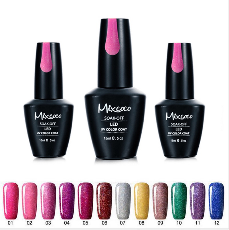 Косметические фабрики Mixcoco Гель-лак для ногтей Esmalte De Unhas 15 мл отмачиваемый УФ-гель лак для ногтей светодиодный гель для дизайна ногтей для салона