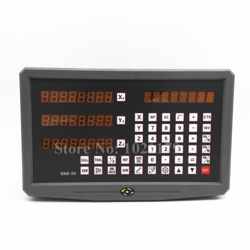 3 оси дро цифровой индикации SNS-3V и 3 шт. 0,005 мм TTL EIA-422-A цифровой линейный стеклянные весы датчика