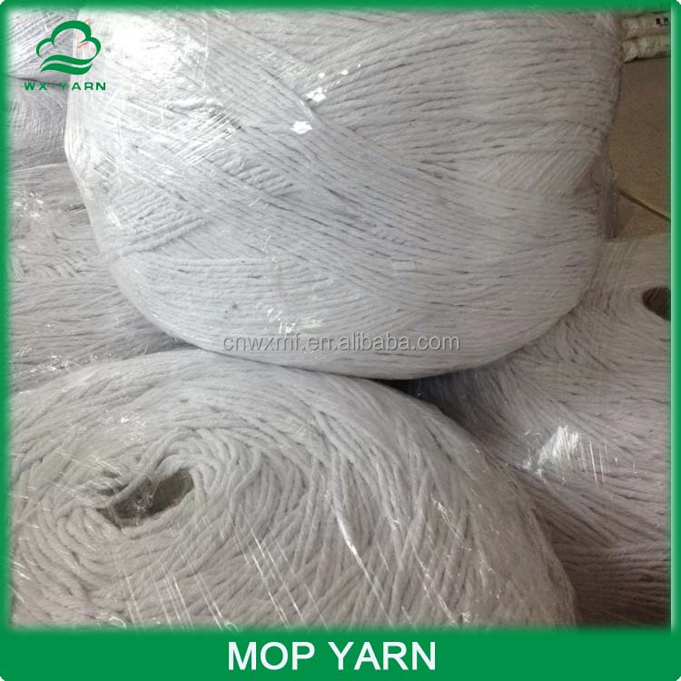 Ne0.5/4ply @ 35 нитей или 25 нитей в большой конус хлопчатобумажной швабры
