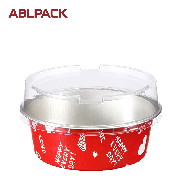150ml BAKINGPAK new premium colored smooth wall aluminum foil baking cake mould cup tray foil baking tray