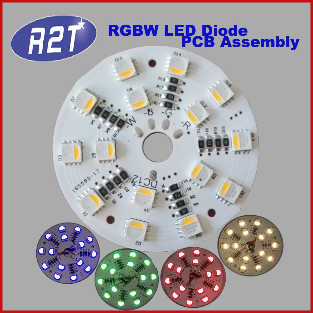 DC 12V диммируемая RGB светодиодная плата PCB