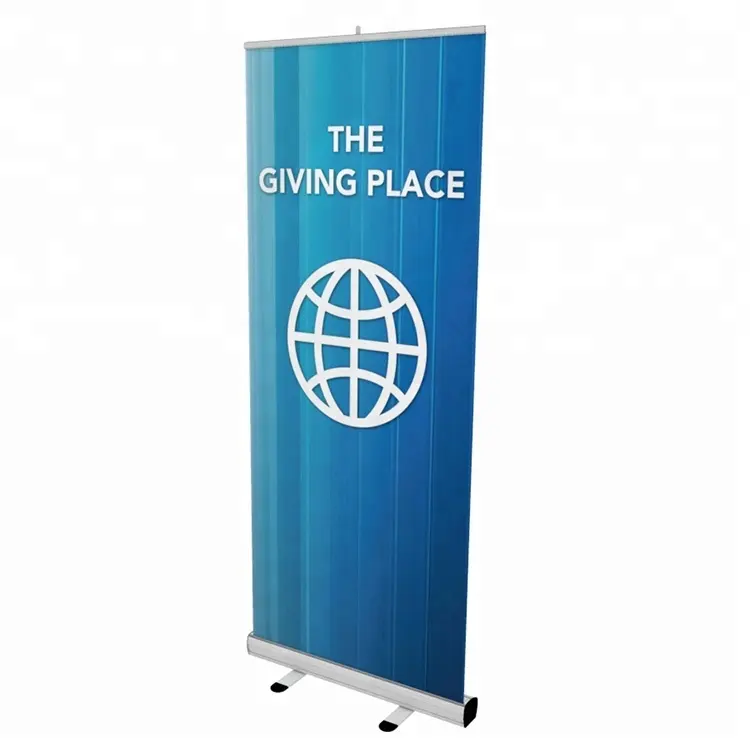 roll up banner standard size pull up stand advertising banners roll up banner cassette