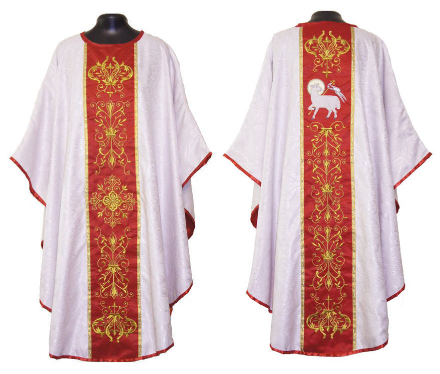 2017 Новый Дизайн вышивка парча ткань церковь Vestment