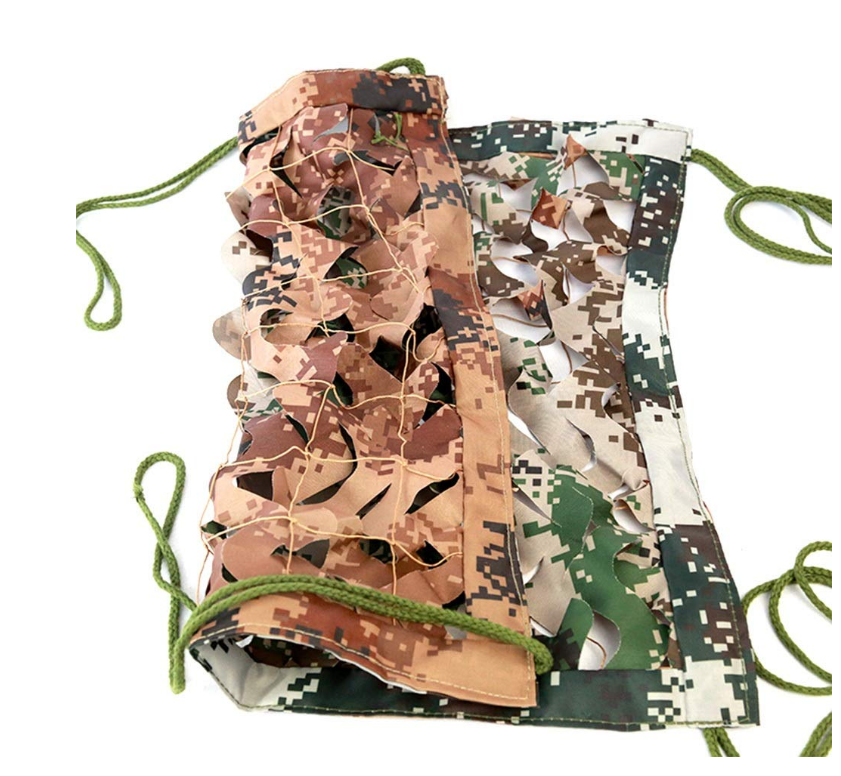 420D Polyester Oxford Double-Sided Printing Waterproof Camouflage Net for Camping Bird Watching Hide Decorations Sunscreen