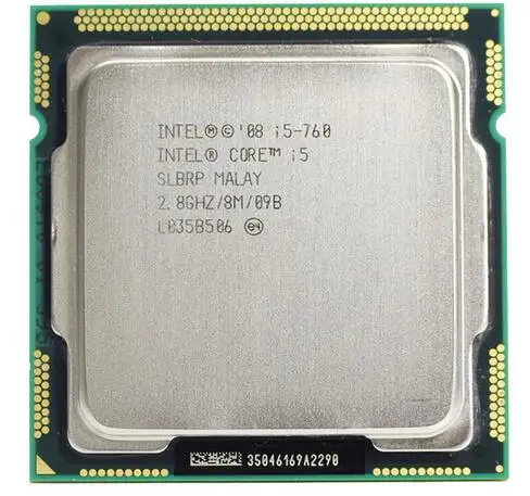 Original Core i5-760 Processor 2.8 GHz 8MB Cache Socket LGA1156 45nm Desktop CPU I5 760