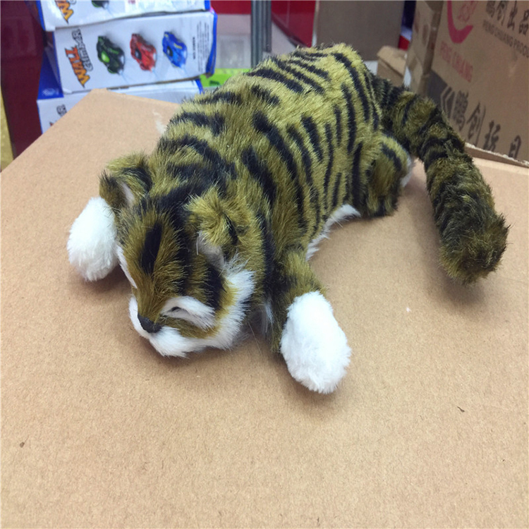 Children's toys fluffy electric laughing and tumbling cat plush