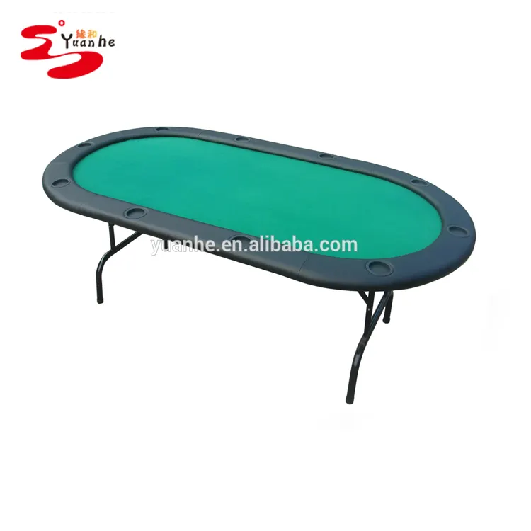84 inch folding Texas Poker Type poker table for 10 person