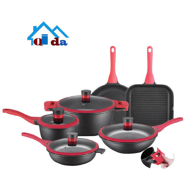 Convenient use of cookware set Chinese stir-fried stewed aluminum pan