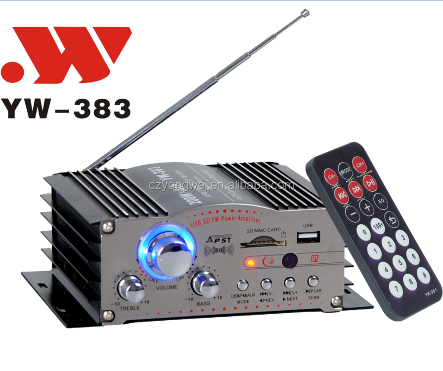 YW-383 USB/SD кард-ридер усилитель