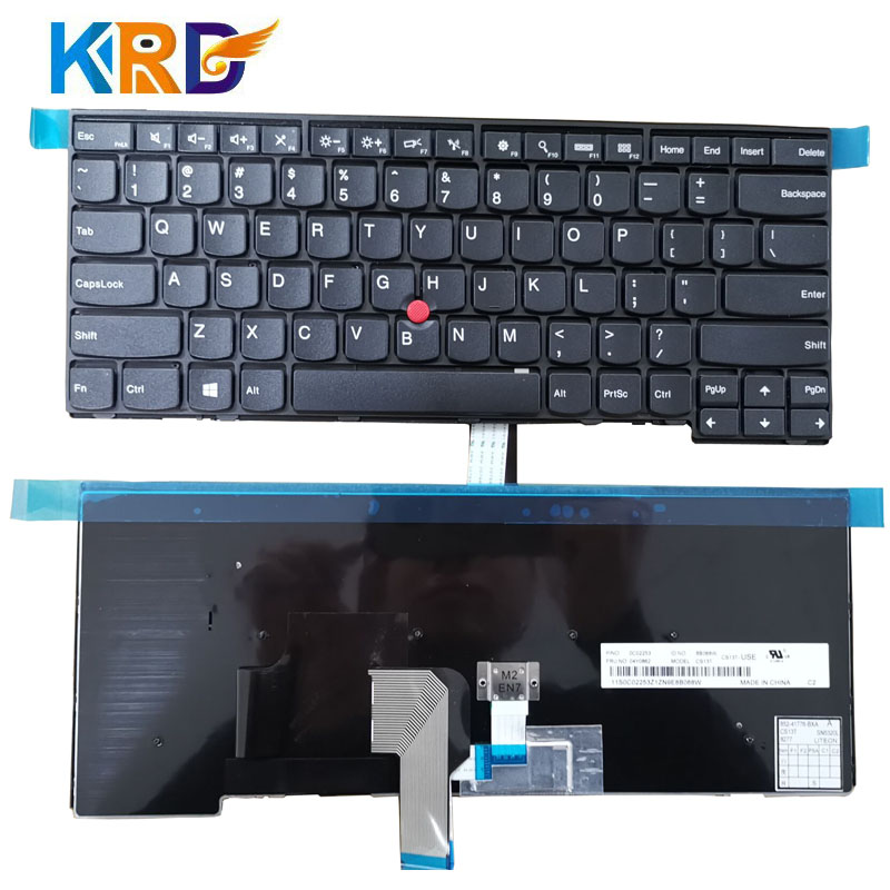 Клавиатура с подсветкой для ноутбука IBM Thinkpad T440S T440P E440 T410 T450 T460 T440