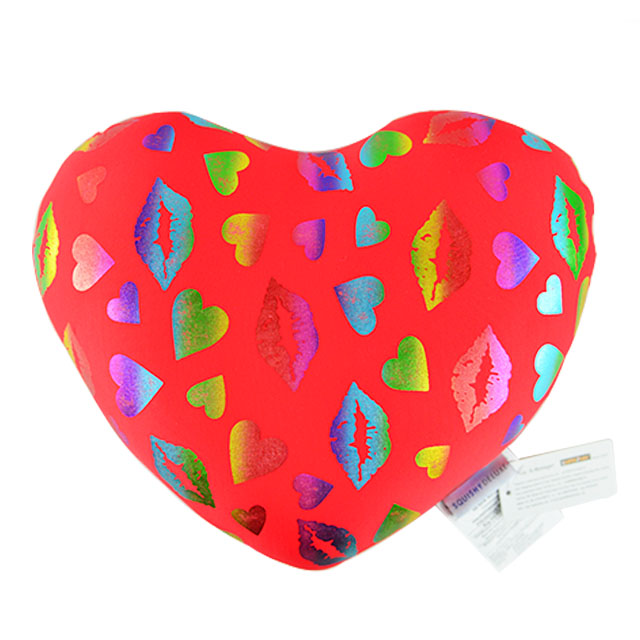 Factory Custom Wholesale Cheap Red Heart Shaped Sofa Seat Cushions Decorative Throw Pillow