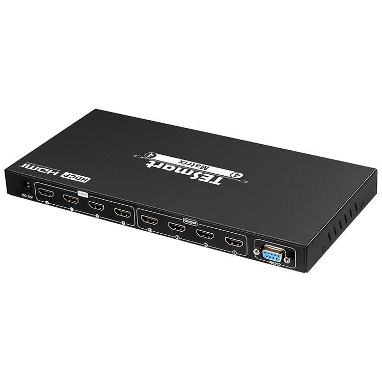ЖК светодиодные HDMI видеопереключатели 4x4 матричный сплиттер HDMI матричный коммутатор 4x4