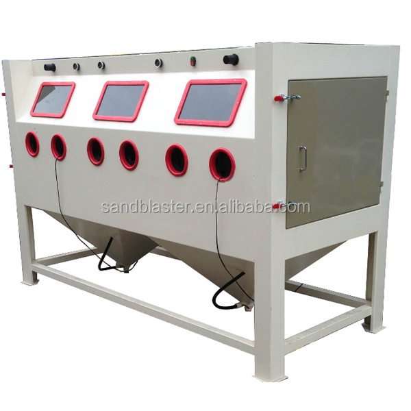 COLO-2918-3A Long part Dry Abrasive shot sand blast cabinet 2meters
