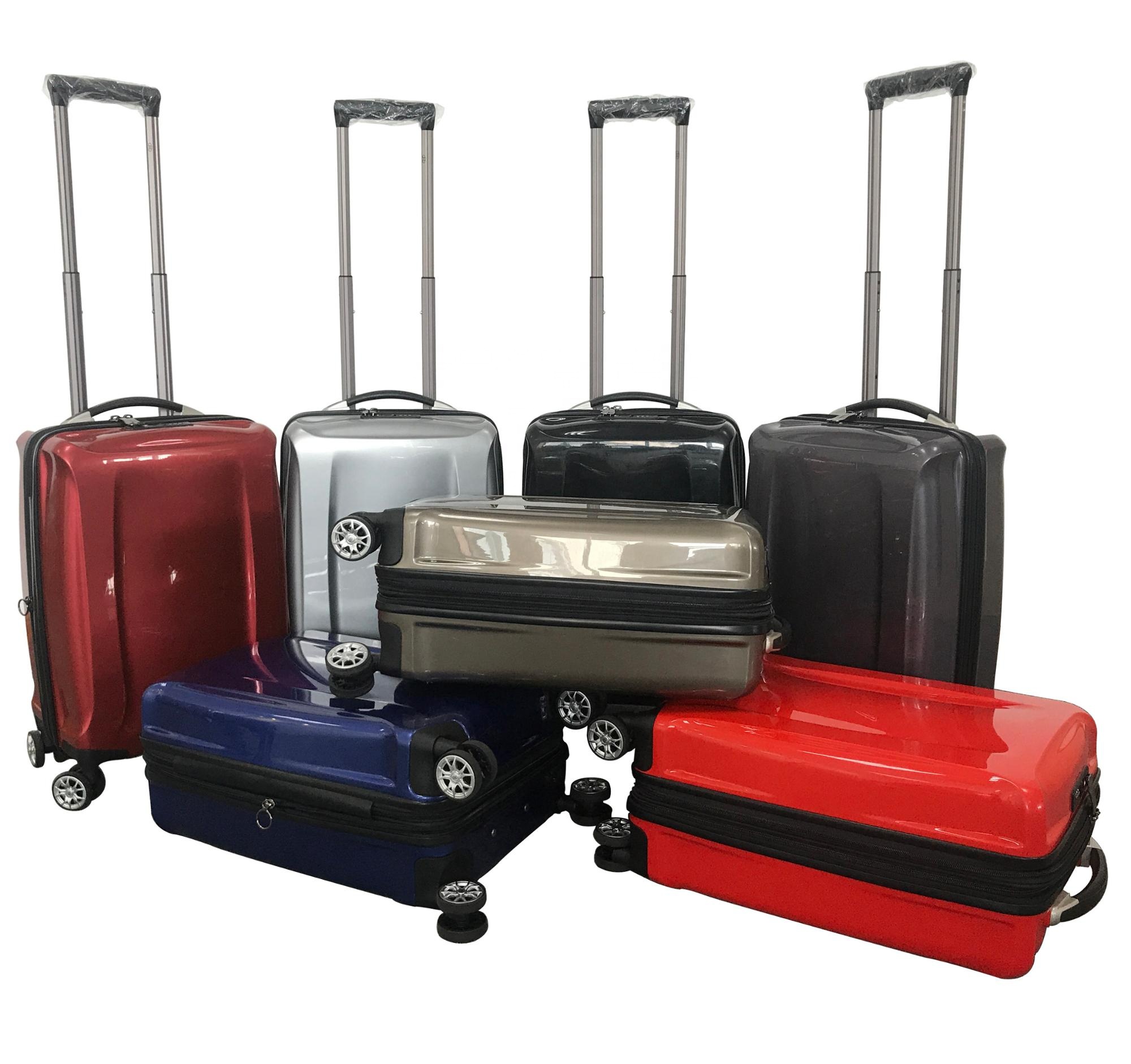Carry-on Trolley Case Hardside Spinner Suitcase Pc+abs Luggage