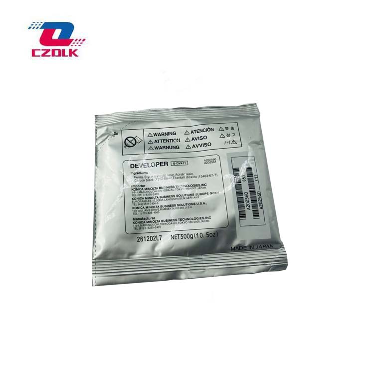 Лучшая цена DV-411Developer для Konica Minolta тонер Konica Minolta Bizhub 363 423 283 223 DV411 287 227 367 черный 300 г/пакет