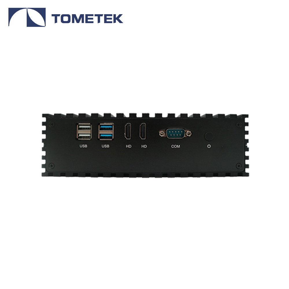 12V безвентиляторный мини-ПК, x86 микро ЭВМ 4 порта SFP + intel celeron 3865U процессор