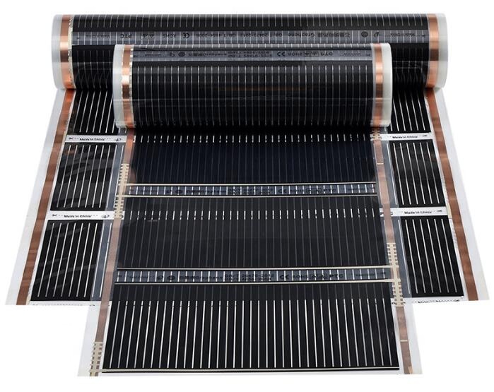free shipping ptc graphene far infrared electric underfloor dc 24v carbon heating film
