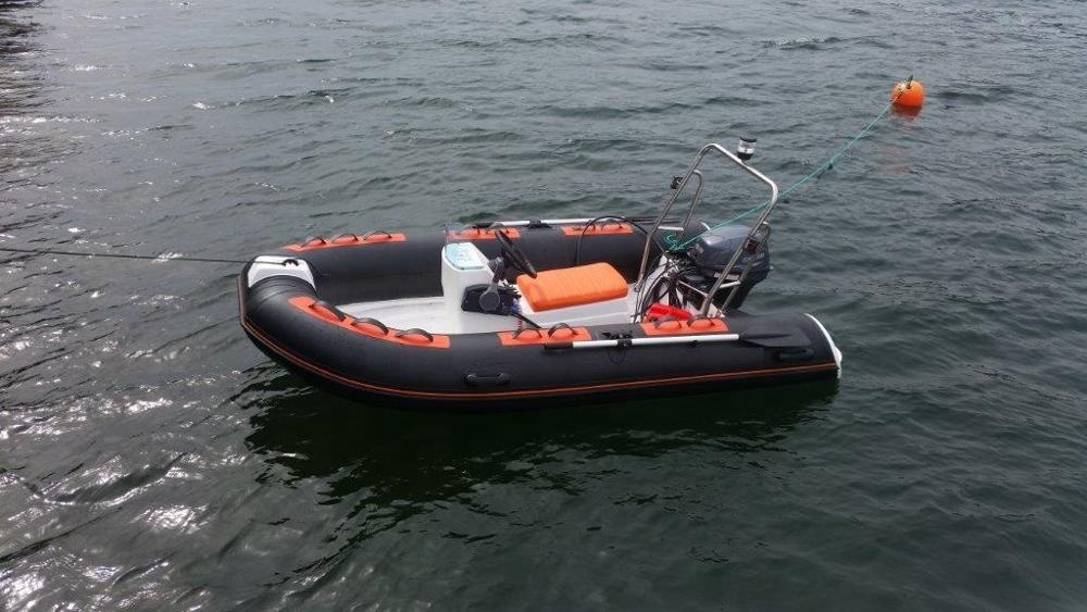 SAILSKI 3 м/10 футов ребристая лодка RIB300 с джоки консолью и сиденьем (парусные подвесные борта 9,8 л.с. E-start)