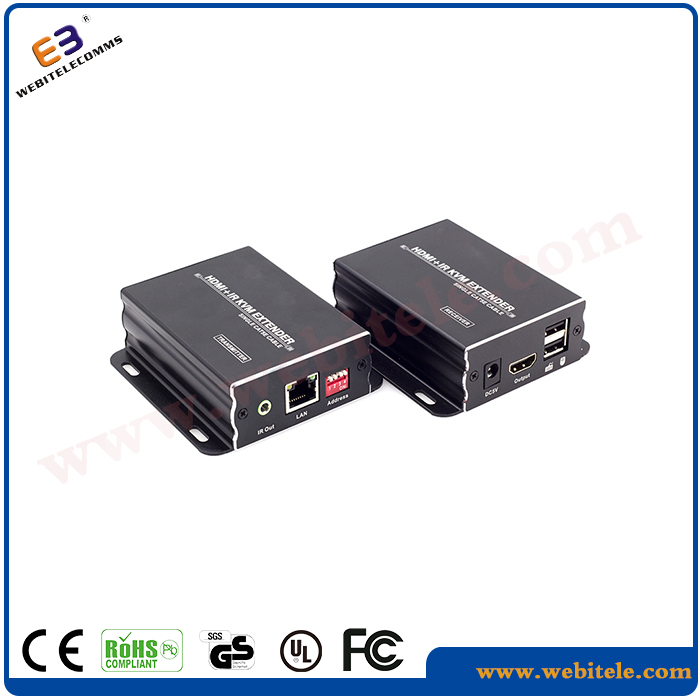 М 120 м KVM много для многих по IP Extender с ИК, KVM переключатель