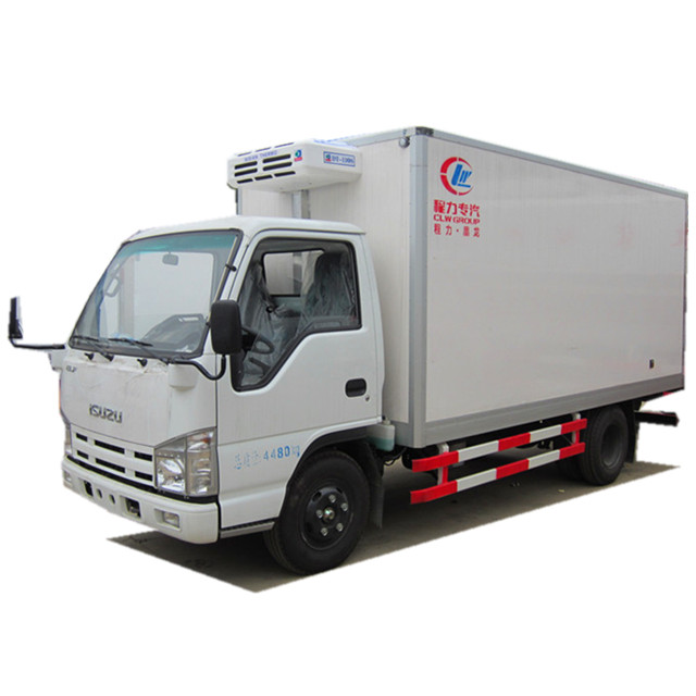Dongfeng 4*2 Тип 4 тонны ~ 5 тонны Легковесный РЕФРИЖЕРАТОРНЫЙ грузовик