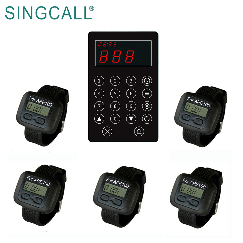 SINGCALL ресторанный пейджер кухонное оборудование система вызова официанта для шеф-повара