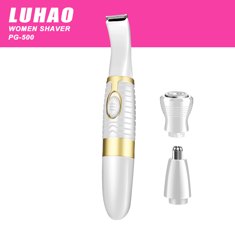 Kemei LuHao PG-500 профессиональная электрическая Женская бритва 3 в 1 для женского ухода, бритва для тела, Женская бритва, оптовая продажа