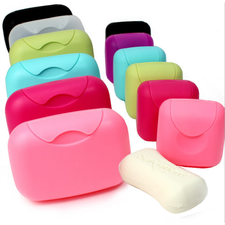 Hot Sale High Quality Colorful Plastic Soap Box Quality Travel Soap Dish from Factory for Bath & Toilet Supplies