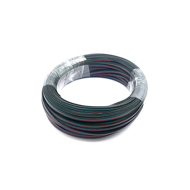 4Pin 22 18 20 AWG черный зеленый красный синий провод светодиодные полосы световой Коннектор 100 50 25 метров rgb Удлинительный кабель