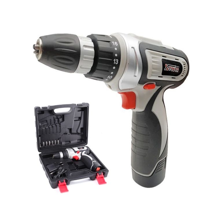 KCD321-C16PCS 12V Литиевая Аккумуляторная дрель с переменной скоростью