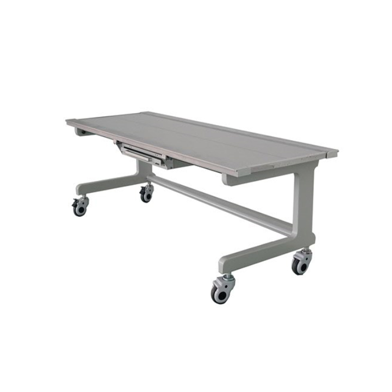 Radiology table moving flat bed used with X-ray machine for human body film