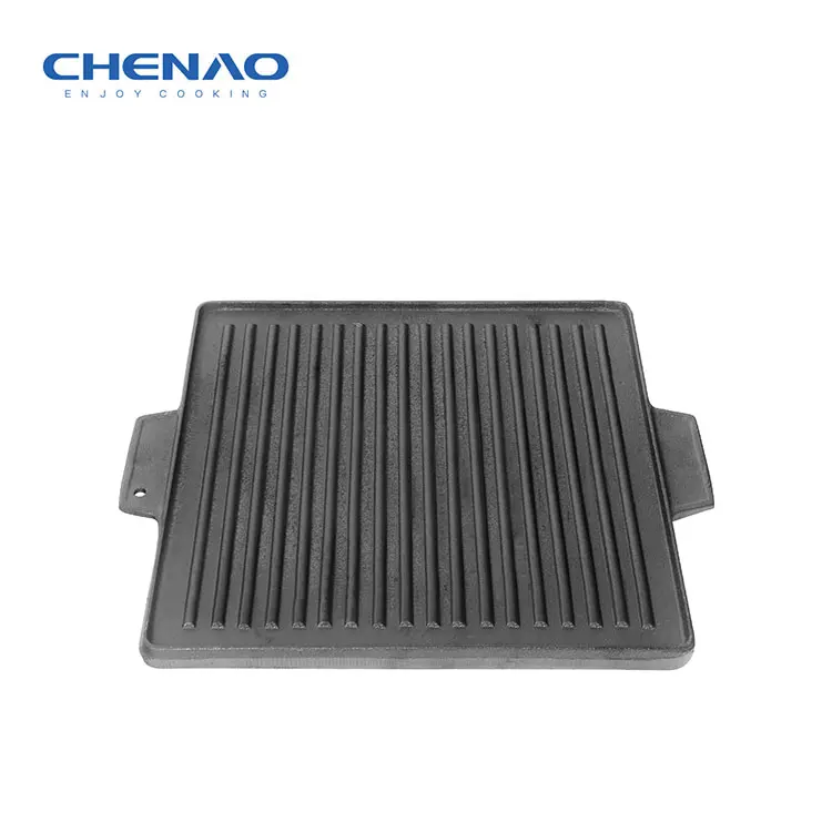 Cast Iron BBQ griddle Plate Hot Plate Pan