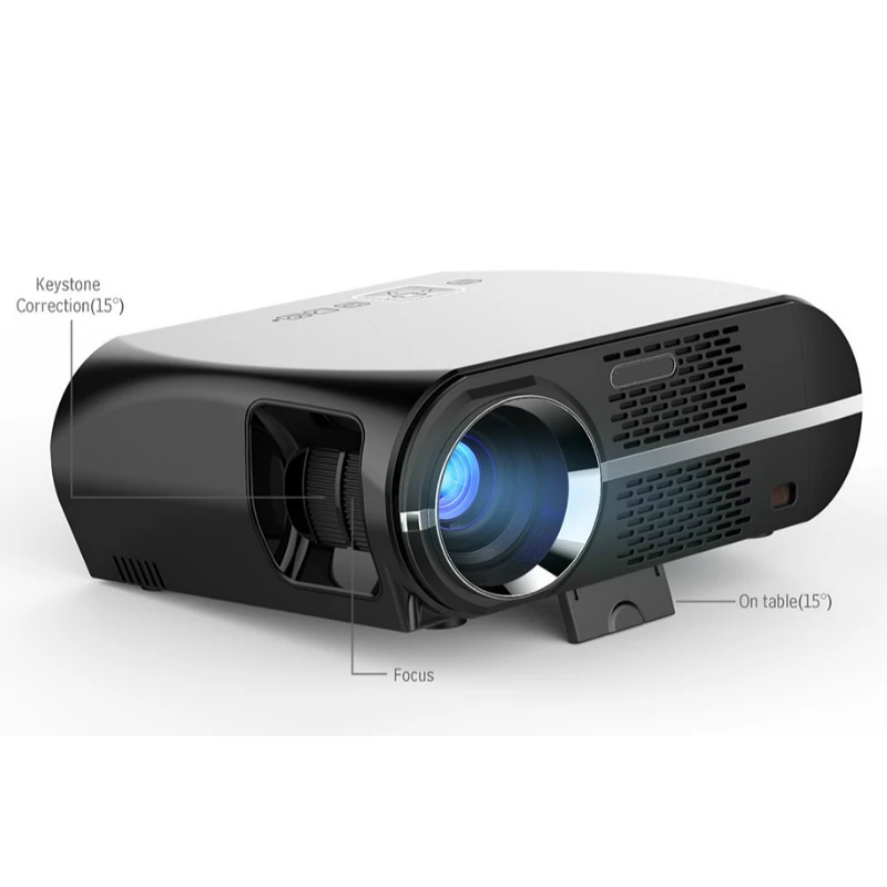 Новейший портативный цифровой Домашний кинотеатр GP100 с 3500 люменами, 2019
