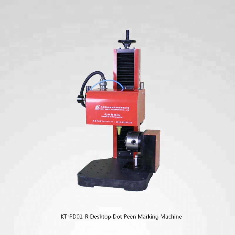 KT-PD03-R 200X150 мм пневматические dot pin маркировочная машина с поворотным приспособление
