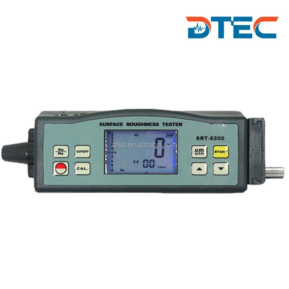 Dtec SRT6200 шероховатость поверхности тестер, 2 параметры, поддержка Bluetooth принтера, USB к ПК с программным обеспечением, сертификат ISO,