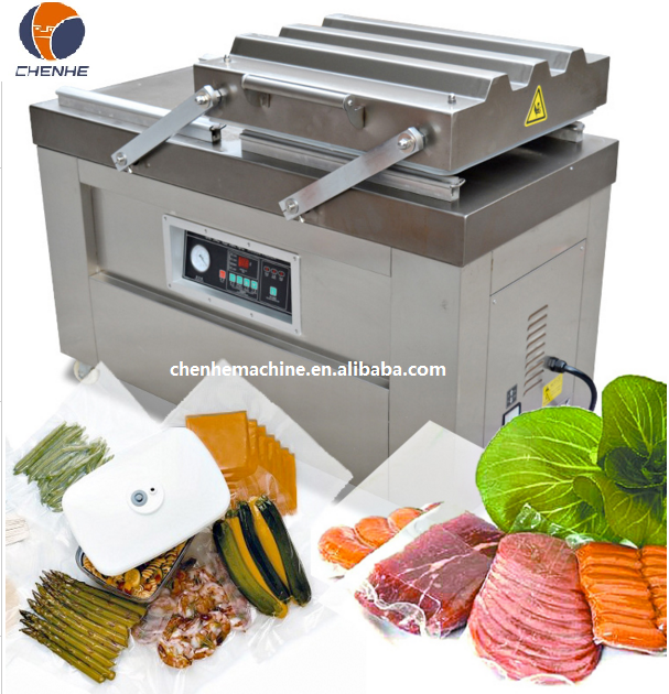 Вакуумная упаковочная машина DZ500/2SB с двумя камерами для пищевых продуктов и масок