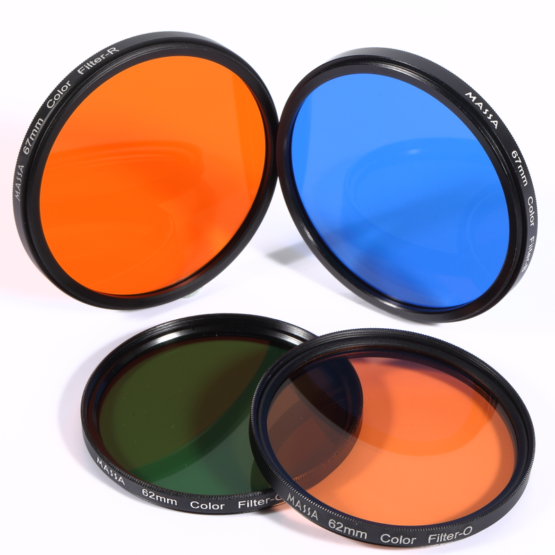 MASSA 67MM Camera photography optical glass lens full color filter