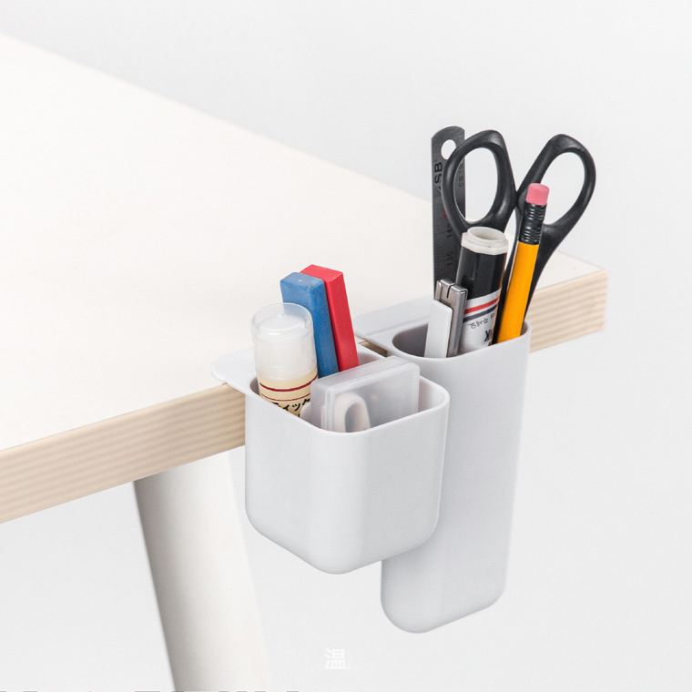 Пользовательские печатные пластиковые Recycle мини может Настольный держатель ручки