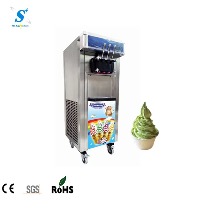 Floor type cooling system commercial soft serve ice cream machine (ICM-370C)