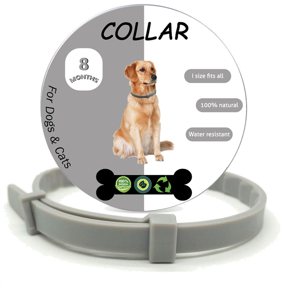 Flea   Tick Prevention Collar for Dogs   Puppies Natural Active Ingredients No Deet