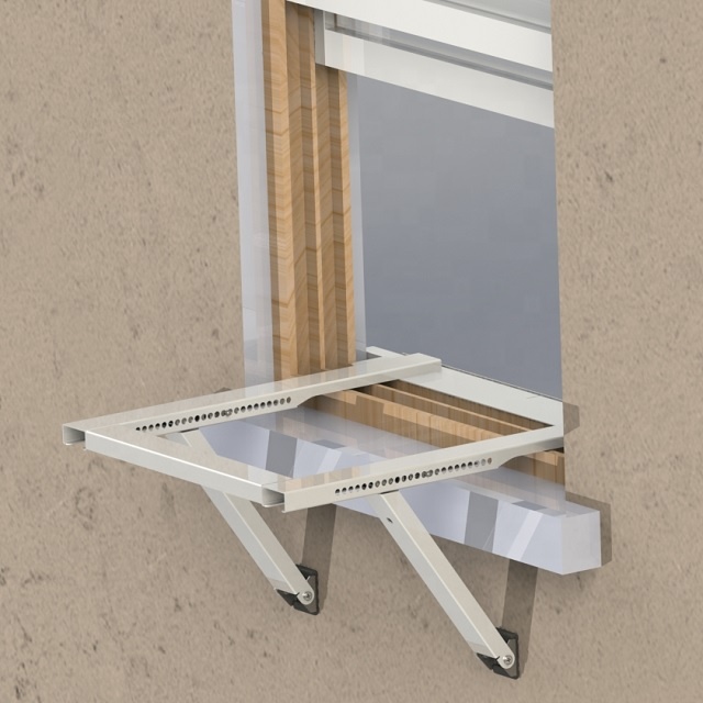 PC02 china manufacturer supplied Window Cold Rolled Steel Heavy Duty Air Conditioner Bracket