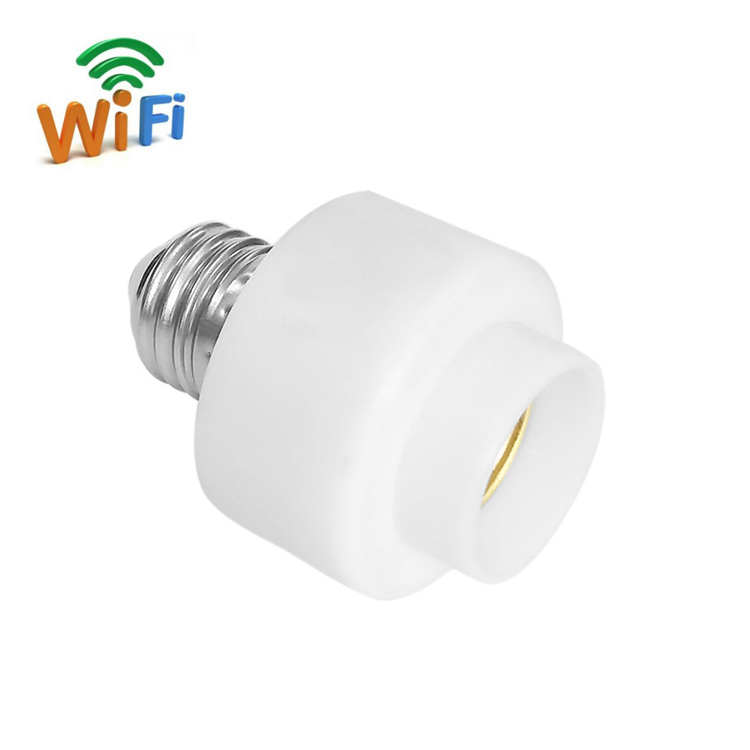 E27 Стандартный беспроводной Wi Fi дистанционное управление нержавеющая сталь лампочки разъем
